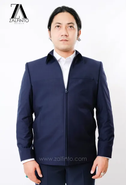 Premium Jacket MIDNIGHT BLUE SEMI FORMAL JACKET KANTOR STAF PRESIDEN  by ZALFINTO PREMIUM 2 108_1