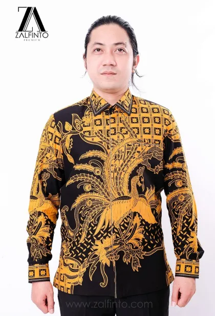 Premium Batik THE YELLOW PEACOCK BATIK SHIRT by ZALFINTO PREMIUM 1 151_1