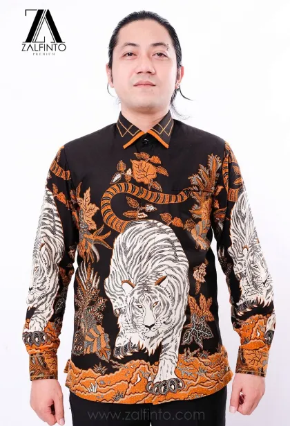 Premium Batik THE WHITE TIGER BATIK SHIRT by ZALFINTO PREMIUM 1 152_1