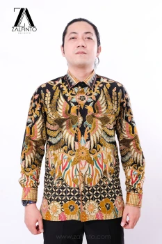 THE RAINBOW PEACOCK BATIK SHIRT by ZALFINTO PREMIUM