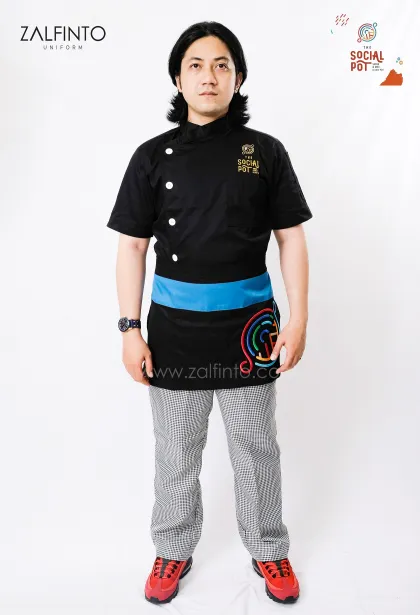 Seragam Koki SOCIAL POT  X  ZALFINTO UNIFORM 3 87_1