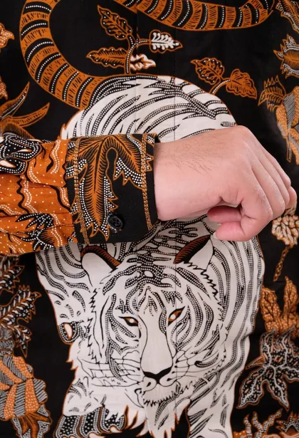 Premium Batik THE WHITE TIGER BATIK SHIRT by ZALFINTO PREMIUM 5 fxe31326